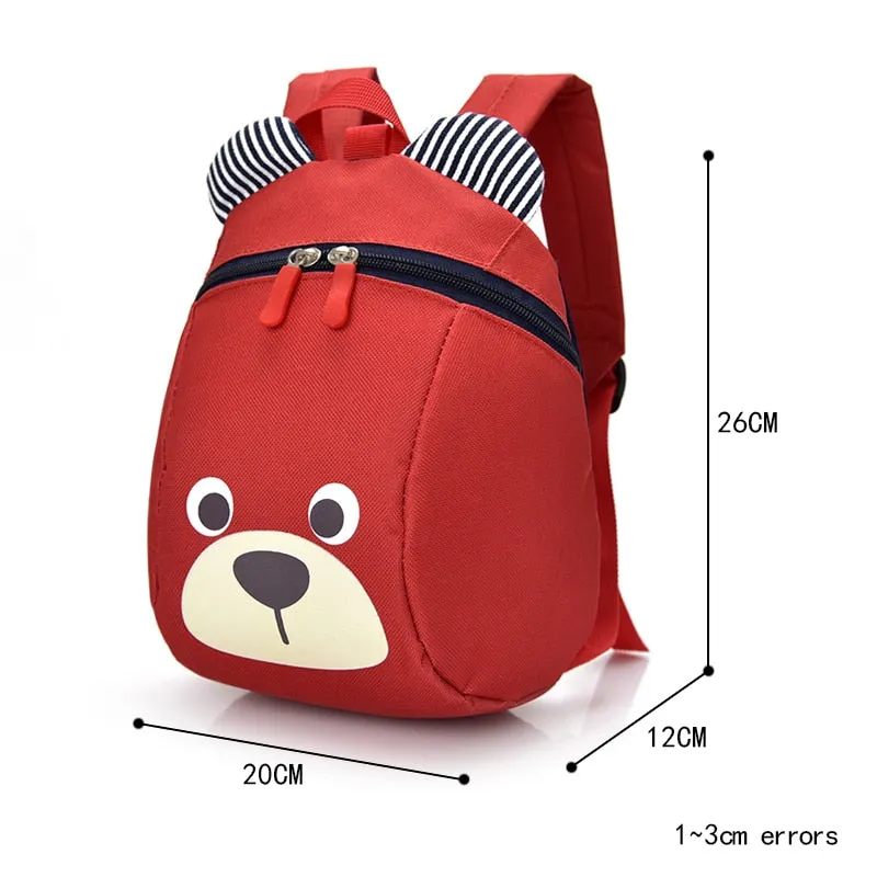 Kids Anti-Lost Toddler Safety Baby Cartoon Adjustable Backpacks