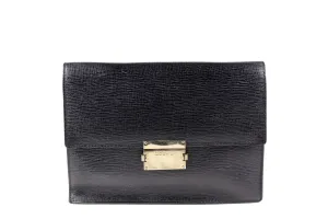 LOEWE man bag black leather optional handle