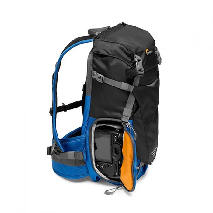 Lowepro PhotoSport BP 15L AW III Lightweight Weather-Resistant Photo Backpack with Removable GearUp Camera Insert for Hiking and Travel (Gray/Blue)