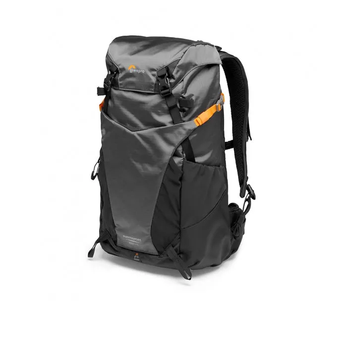 Lowepro PhotoSport BP 15L AW III Lightweight Weather-Resistant Photo Backpack with Removable GearUp Camera Insert for Hiking and Travel (Gray/Blue)