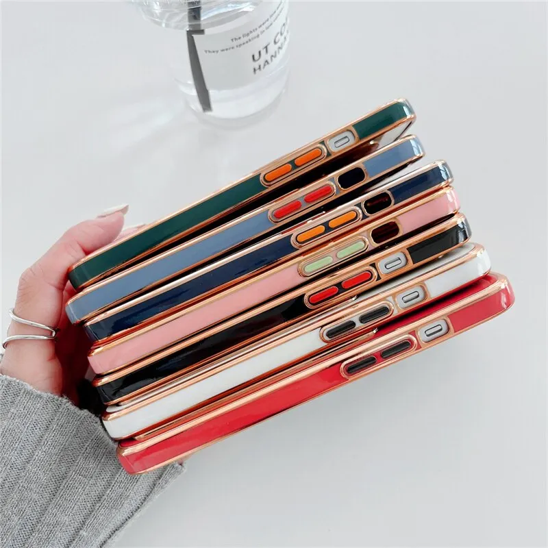 Luxury Gold Plating Card Holder Phone Case For iPhone