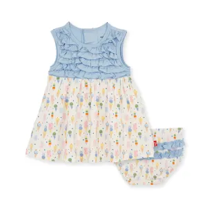 Magnetic Me Ice Ice Cream Baby Dress w/Ruffle Diaper Cover