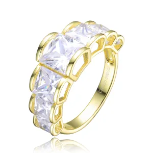 Marguerite Vintage Retro Golden Ring