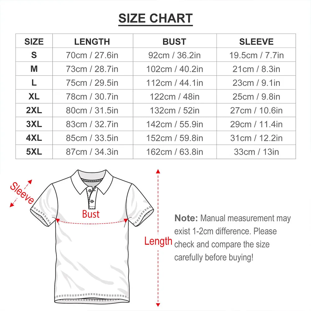 Men's Custom Face POLO Shirt Personalised Golf Shirts For Him Face Mash