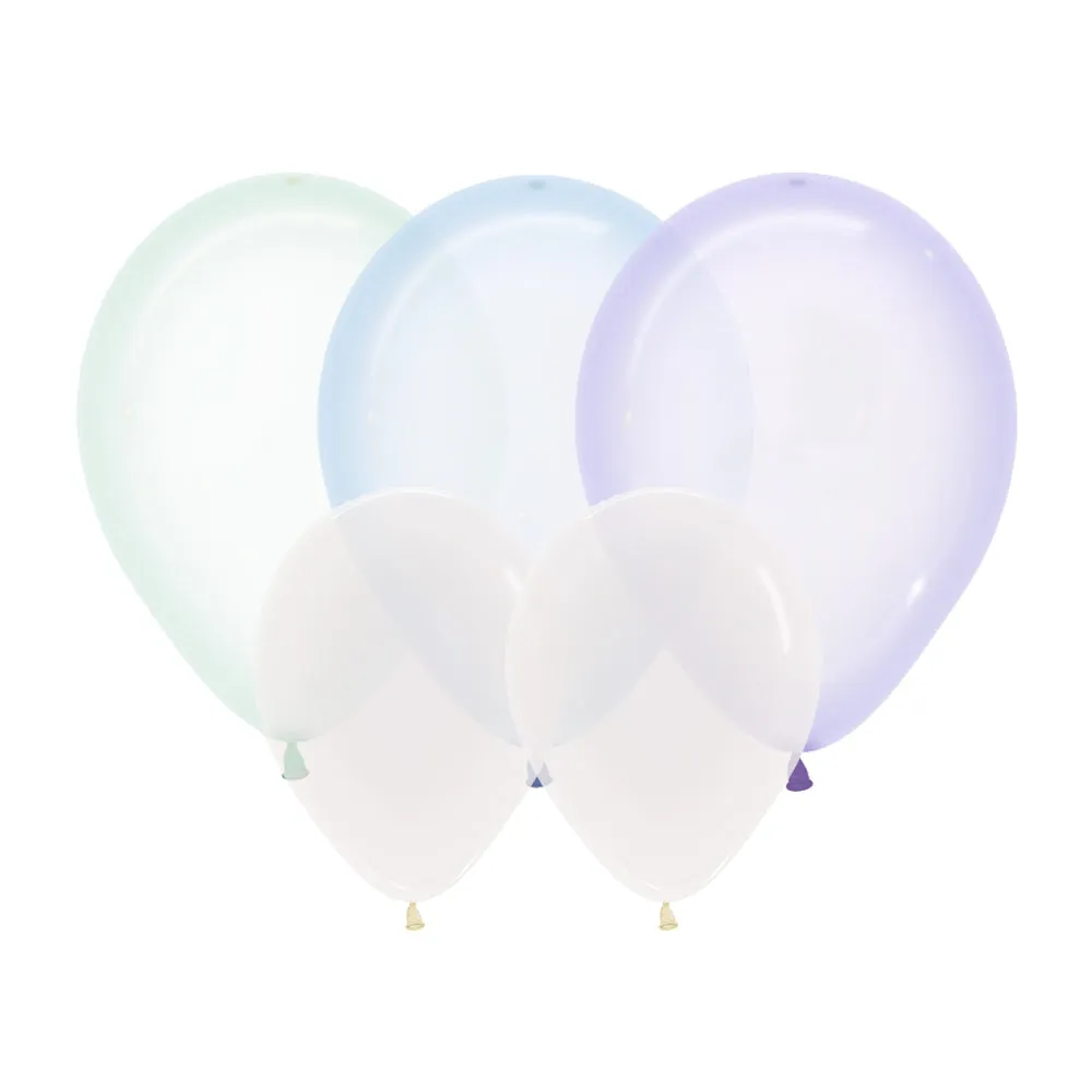 Mermaid Bubble Balloons - 25 Pkt