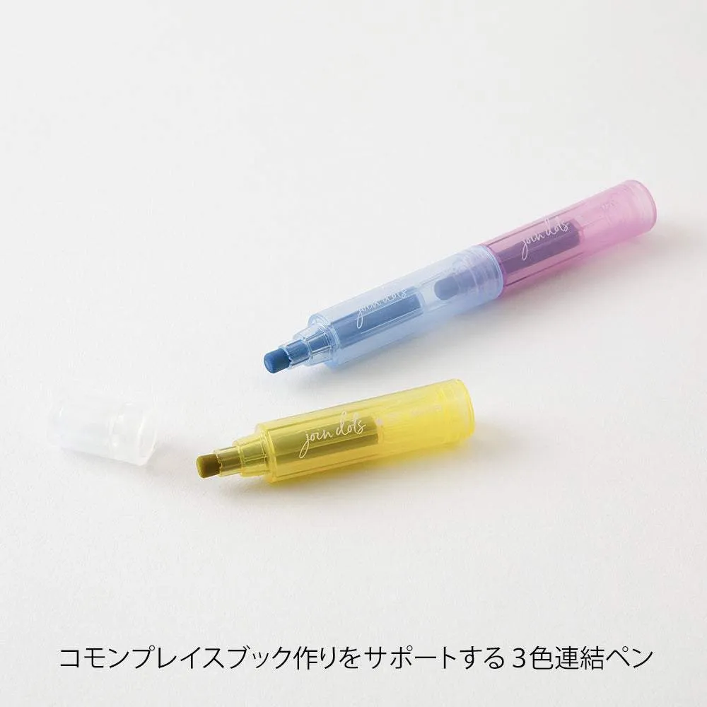 Midori Join Dots Connecting Pen - Pastel