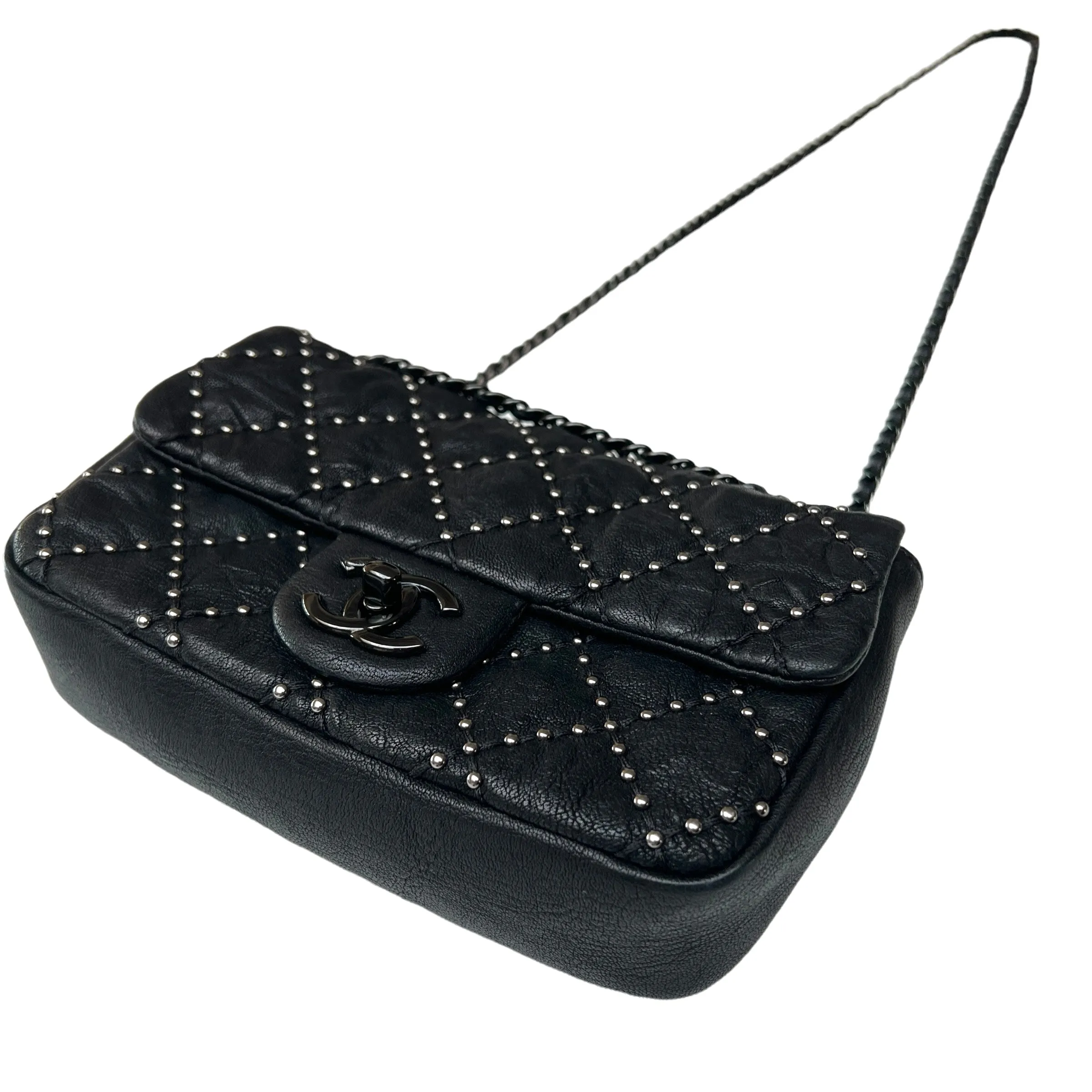 Mini Metal Beauty Flap Bag