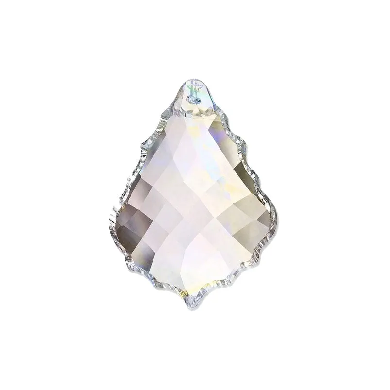 Modern Pendeloque Crystal 2 inches Clear Prism with One Hole on Top