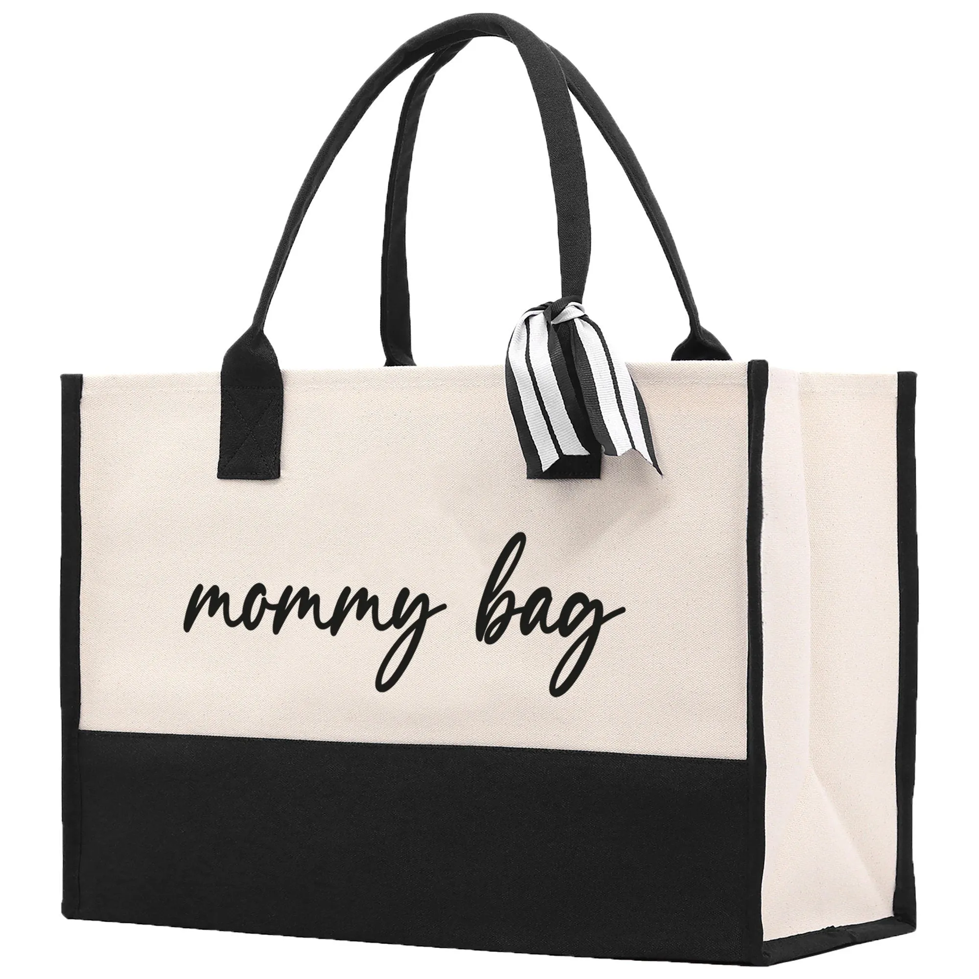 Mommy Bag Canvas Tote Bag Mama Tote Mom Stuff Bag Mommy Bag Dog Mom Gift Dog Mom Bag Mom Shopping Bag Mom Gift Best Mom Ever Bag