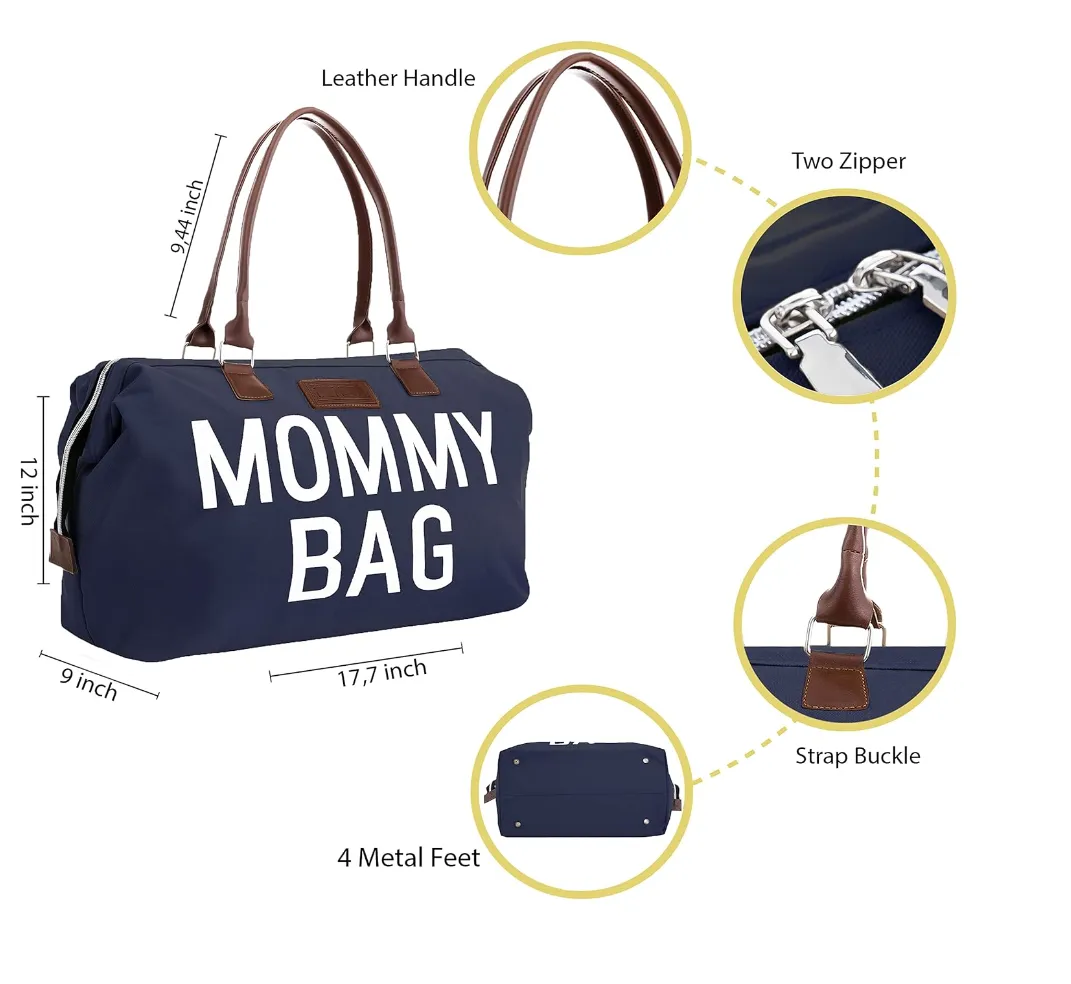 Mommy Diaper Bag for Hospital & Travel,Baby Care (NAVY BLUE)