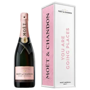 Moët Impérial Rosé "You Are Going Places" Cardboard Box