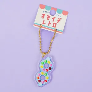 Omoide Retro Acrylic Charm - Chocolate Candy