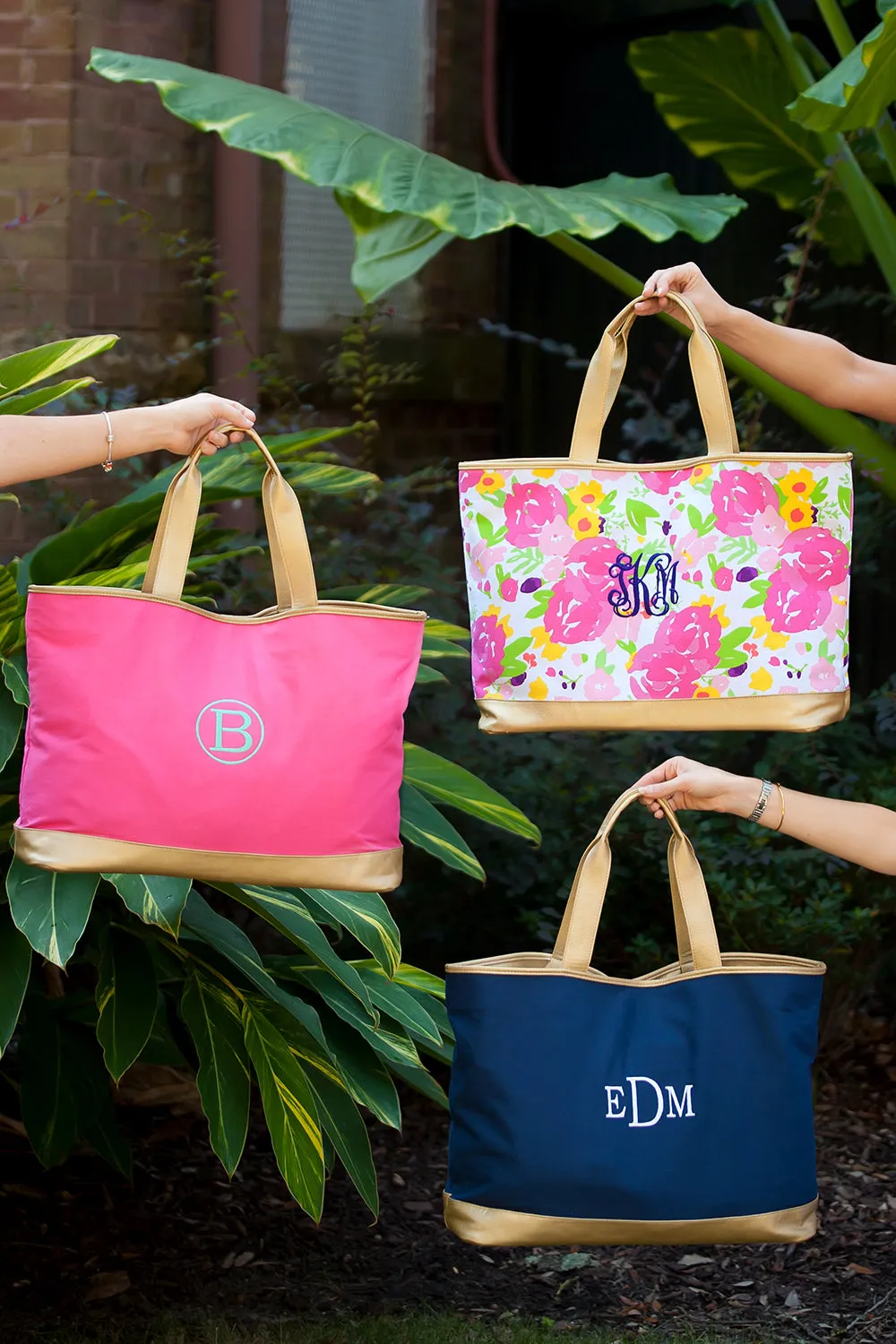 Oversized Floral Tote Bags