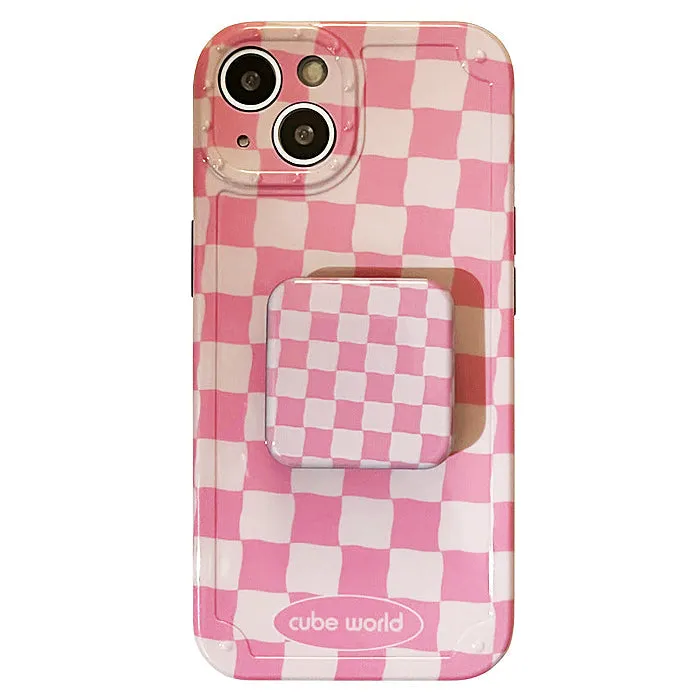 Pastel Plaid iPhone Case