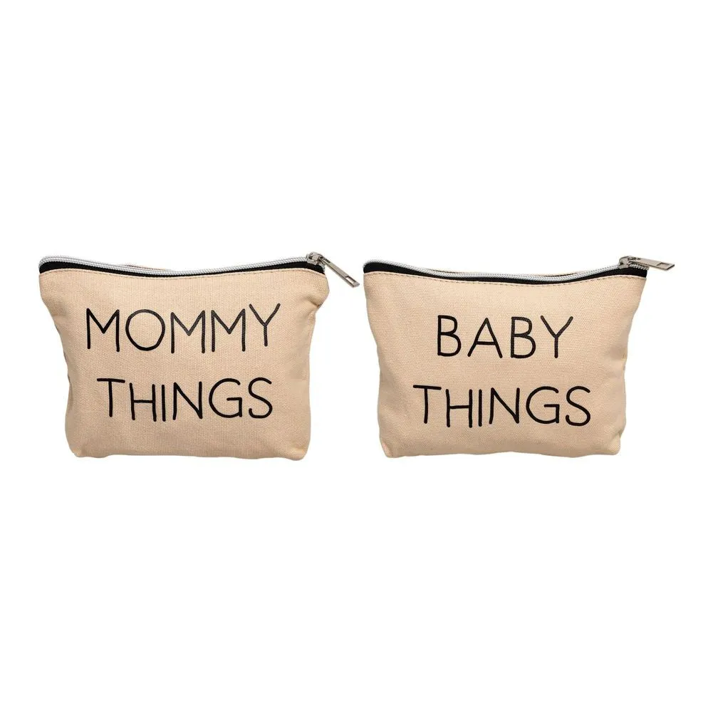 Pearhead Mommy and Baby Travel Pouches Set