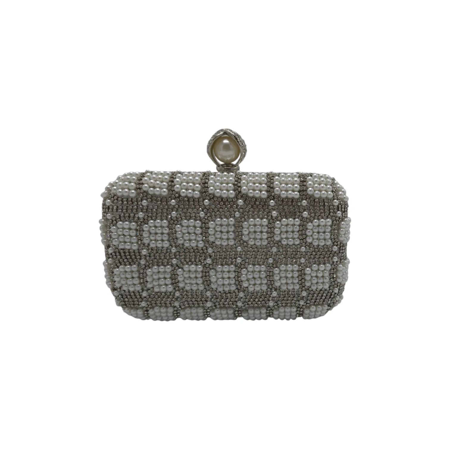 Pearl Beaded Clutch