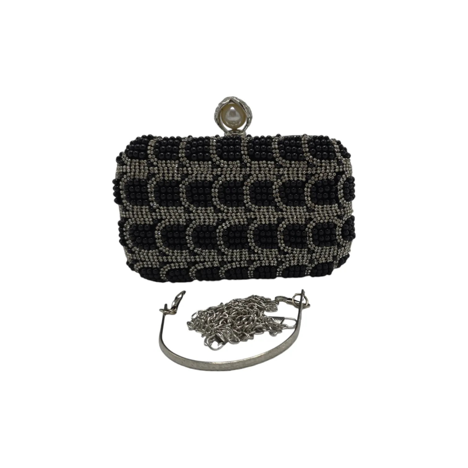 Pearl Beaded Clutch