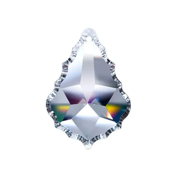 Pendeloque Crystal 2.5 inches Clear Prism with One Hole on Top