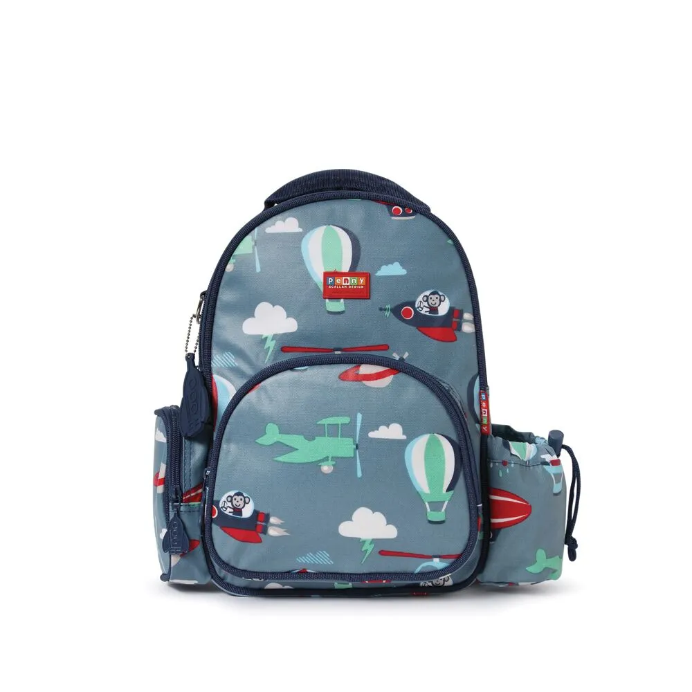 Penny Scallan Bundle of Medium Backpack and Lunch Bag - Space Monkey