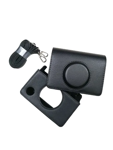 Pikxi Fujifilm Instax Mini Evo Portrait & Landscape PU Leather Camera Case Style Sling Bag