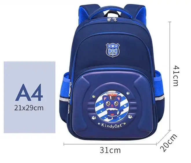 Pink & Blue Backpack For Girlls & Boys 4131