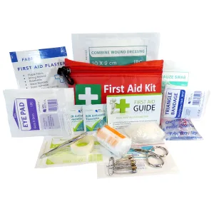 Premium Compact Envelope Style Lone Worker / Vehicle First Aid Kit