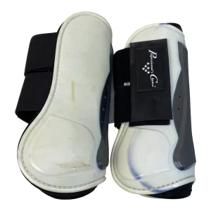 Professionals Choice Pro Performance Show Jump Front Boots in White/Black Velcro - Full