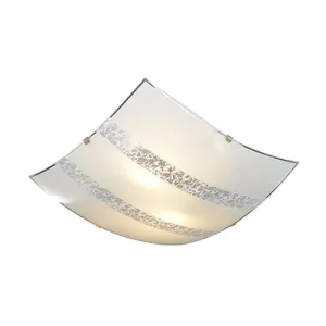 Radiant Lighting RC69 Square Ceiling Light 300mm Silver JE0005S