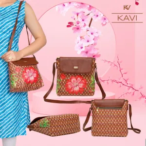 Red Dahila Flap Crossbody Bag 609