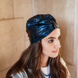 Sapphire Snake Turban