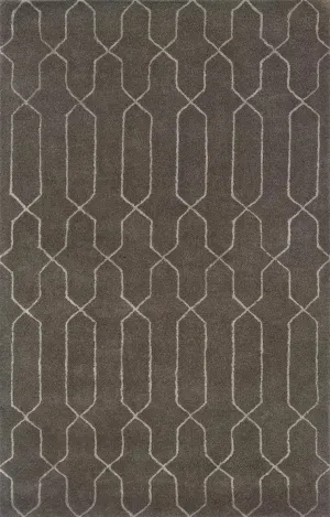 Silhouette 48106 Grey/ Grey Rug