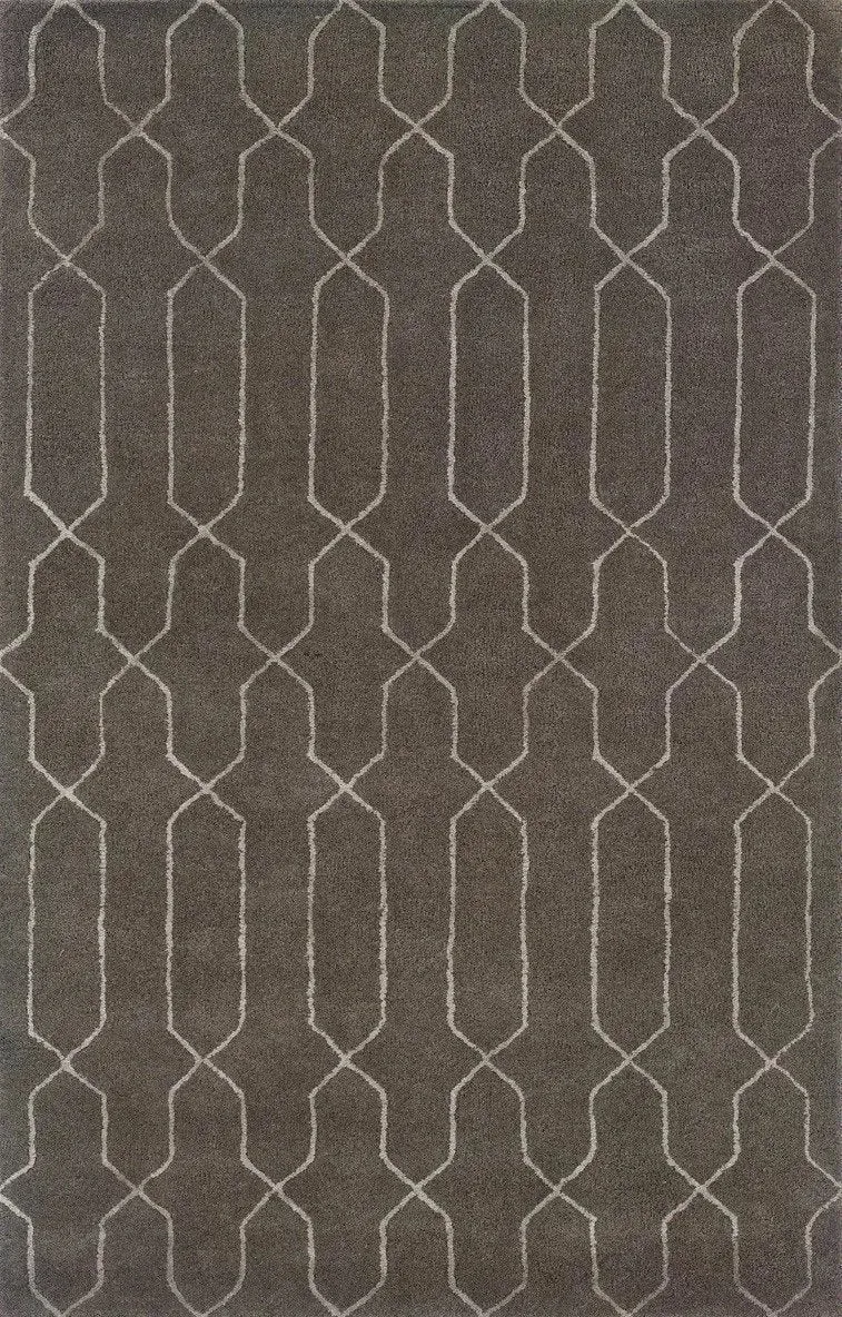 Silhouette 48106 Grey/ Grey Rug