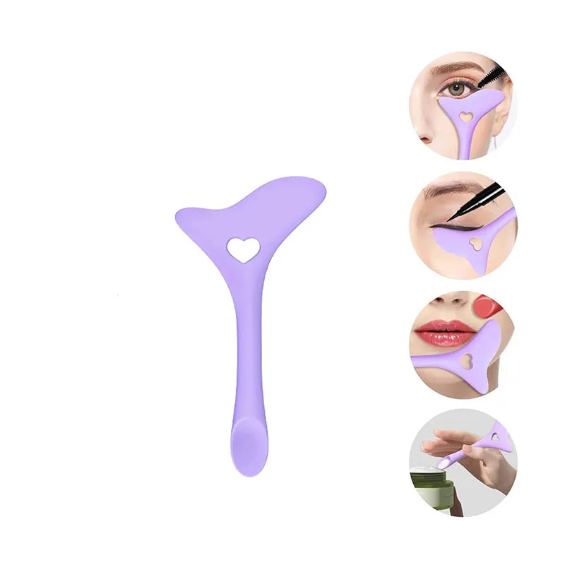 Silicone Eyeliner Aid Eyebrow Pencil Stencil Eyeshadow  Eye Makeup Tool Kit