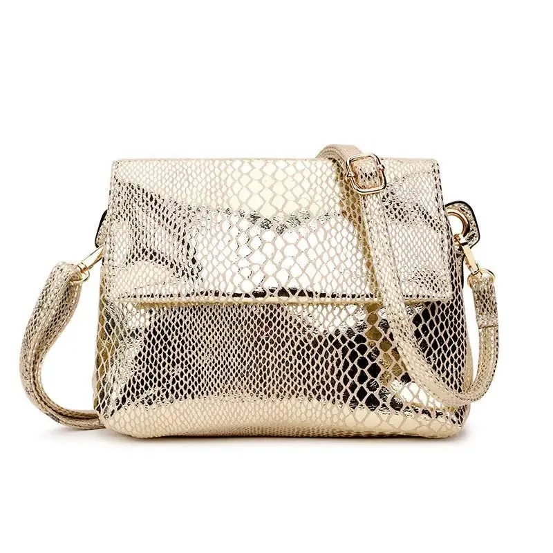 Snake Pattern Small Bag with Trendy Design & Spacious Interior - 23x20x5.5 CM