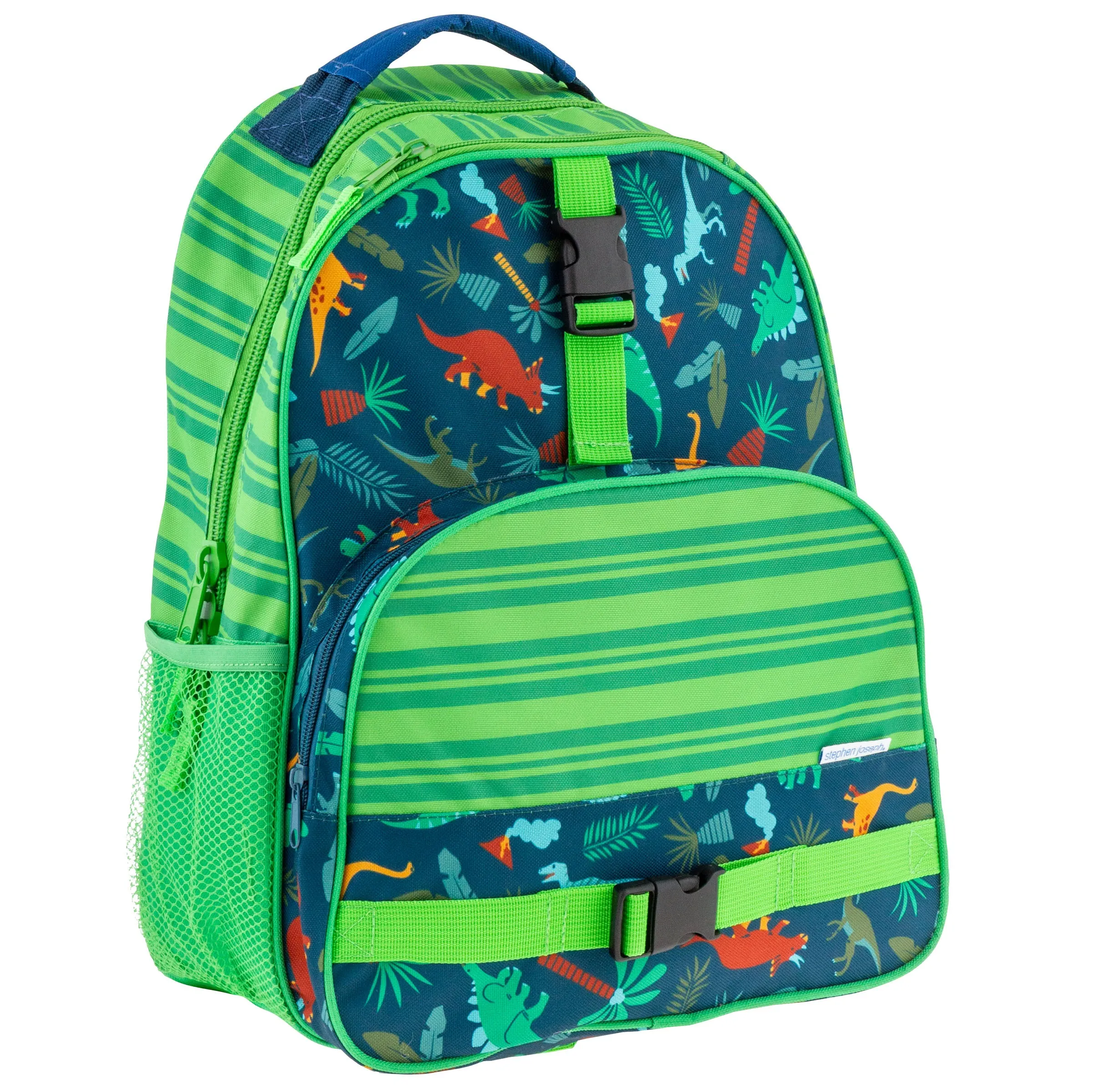 Stephen Joseph All Over Print Backpack, Green Dinosaur