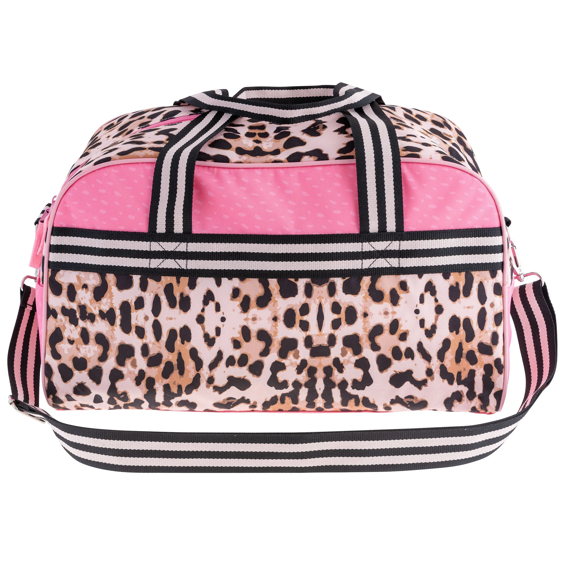 Stephen Joseph All Over Print Kid's Duffle Bag, Leopard