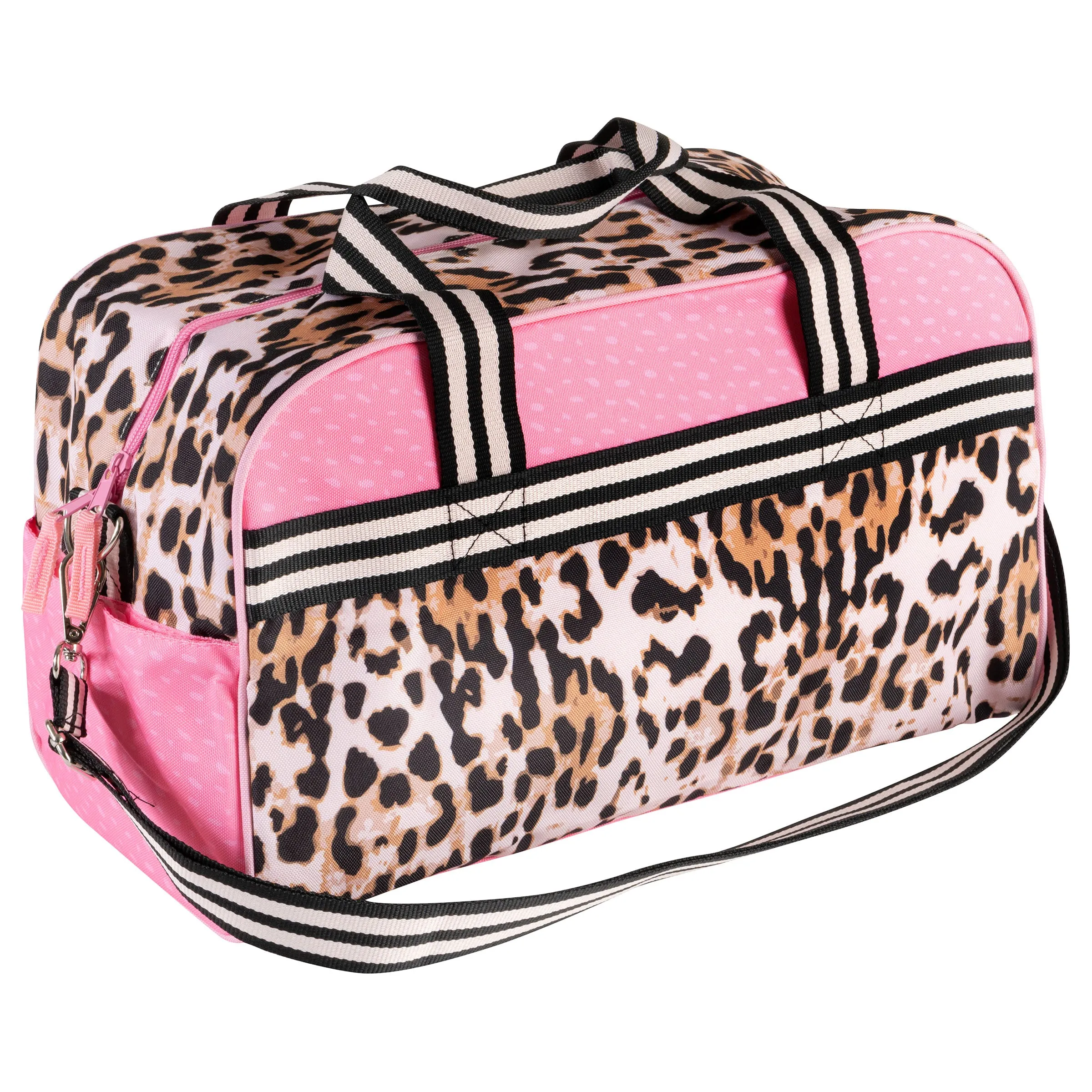 Stephen Joseph All Over Print Kid's Duffle Bag, Leopard