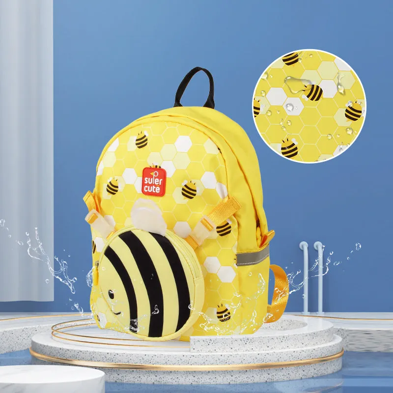 Supercute Bee Backpack Two-In-One