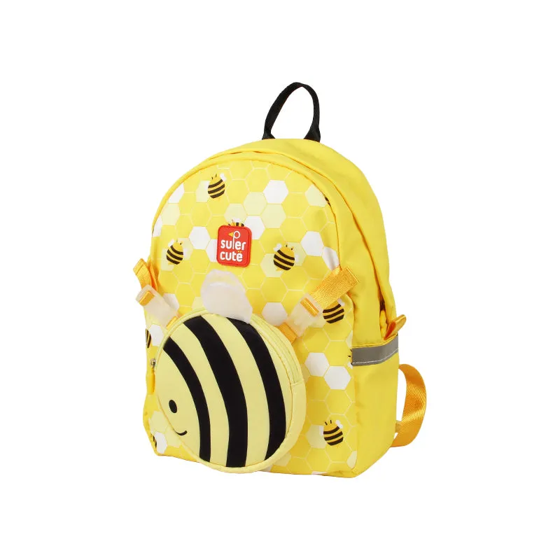 Supercute Bee Backpack Two-In-One