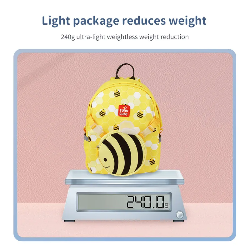 Supercute Bee Backpack Two-In-One