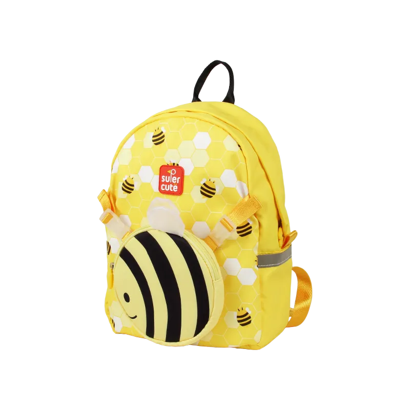 Supercute Bee Backpack Two-In-One