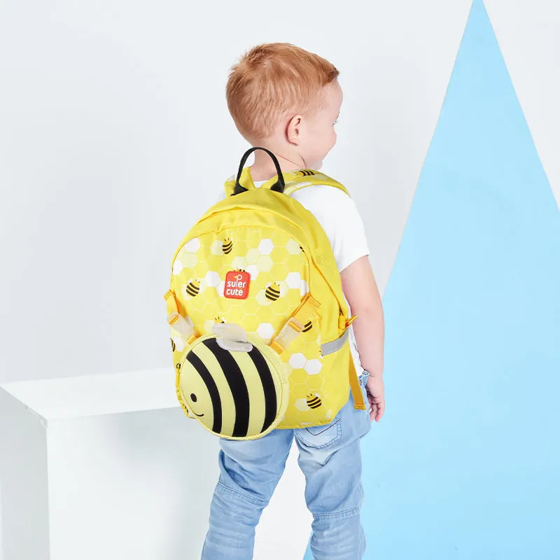 Supercute Bee Backpack Two-In-One