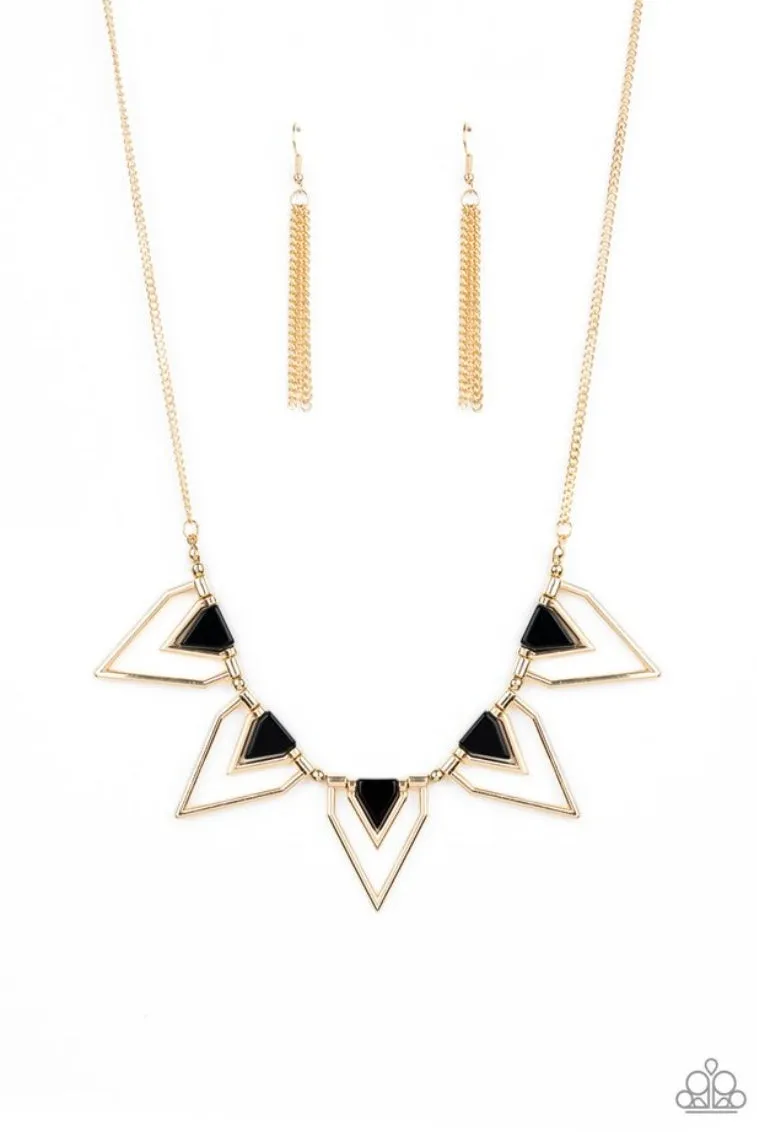 The Pack Leader Gold Necklace - Paparazzi Accessories