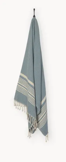 Turkish Towel Hasir - Prussian (2 Sizes)