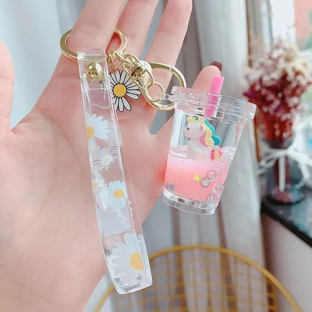 Unicorn Sparkle Kawaii Keyring