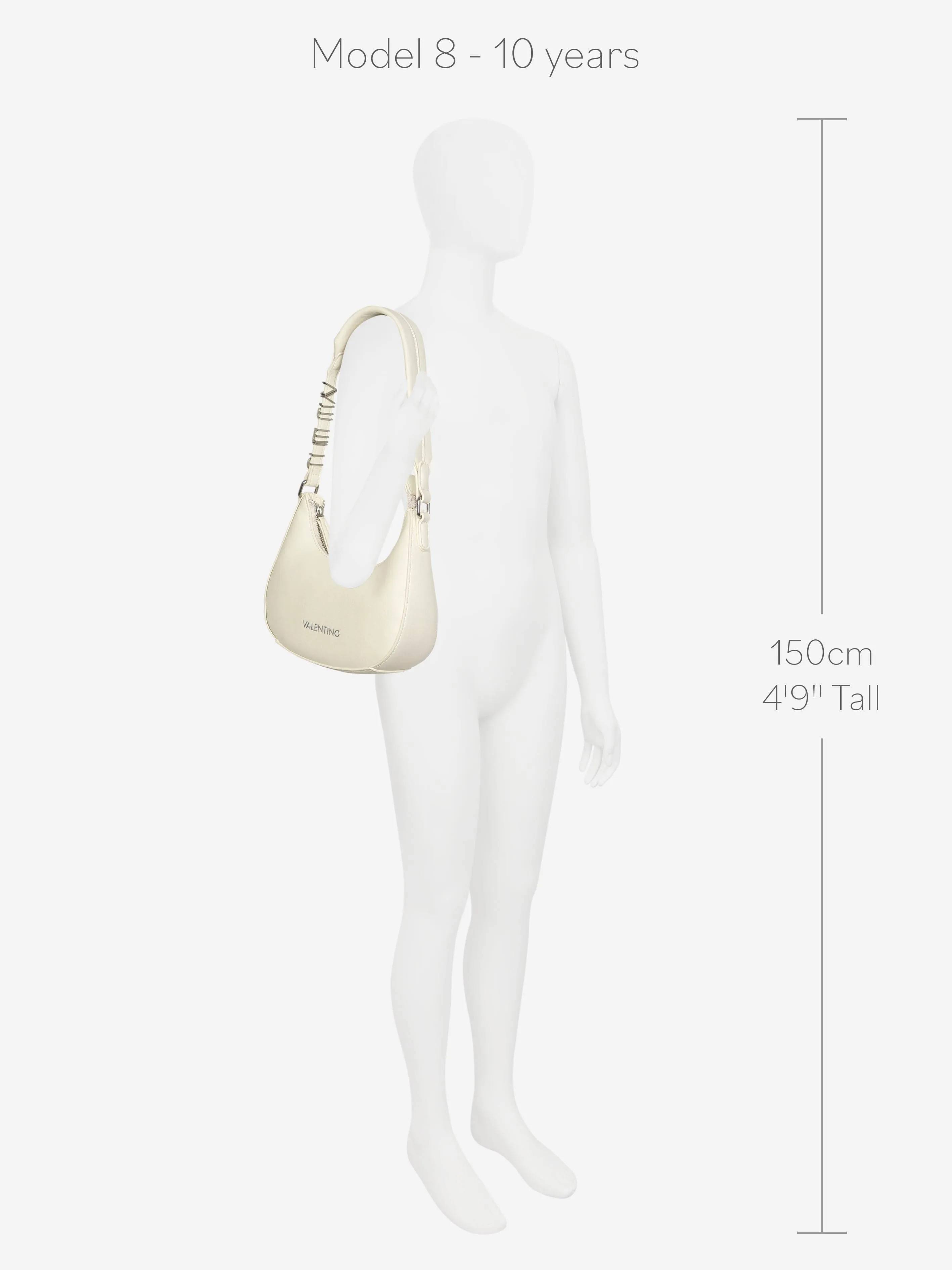 Valentino Girls Vancouver Shoulder Bag in Beige (W:16cm)