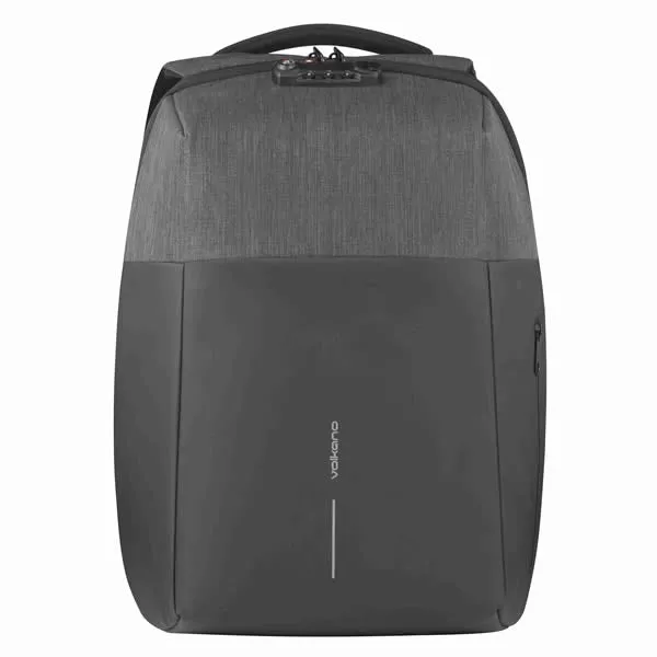 Volkano Deux Series 15.6" Laptop Backpack - Black/Charcoal