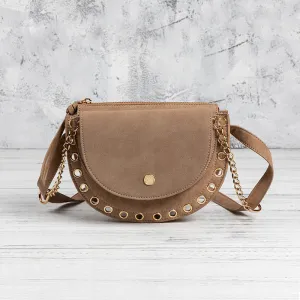 Western Womens Vegan Leather Saddle Crossbody Bag Ladies Shoulder Bag