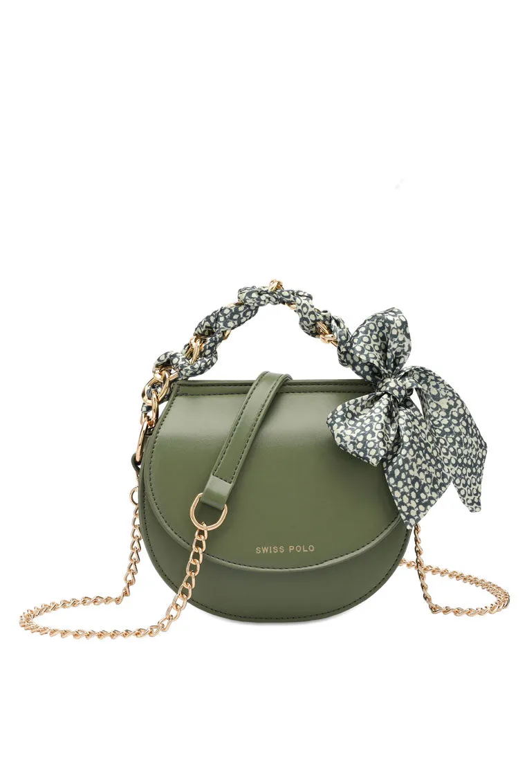 Women's Chain Shoulder Sling Bag / Crossbody Bag - HCW 8035