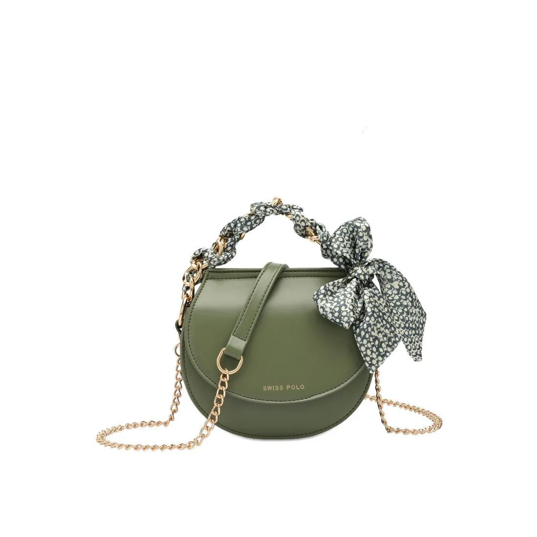 Women's Chain Shoulder Sling Bag / Crossbody Bag - HCW 8035